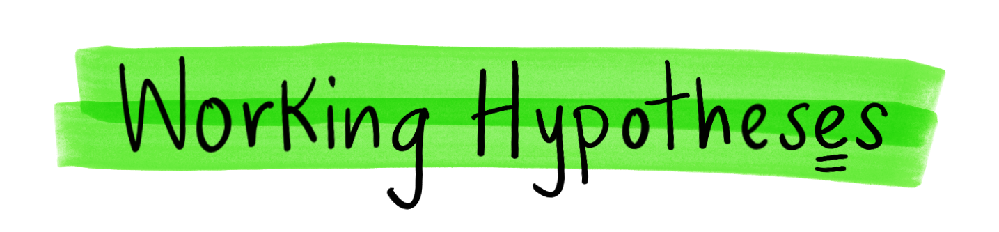 Working Hypotheses